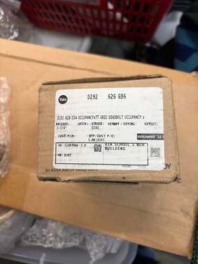 Yale D292 626 D34 Grade 2 Occupancy x TTxDeadbolt, 2-3/4" Backset, Satin Chrome